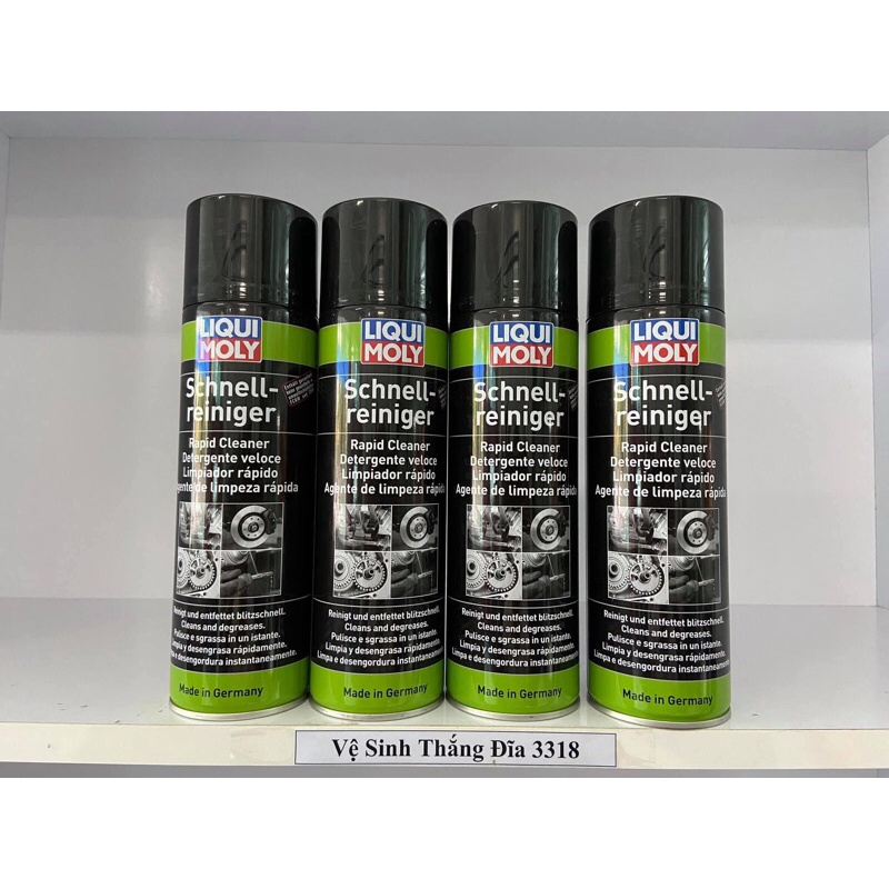 Chai vệ sinh tẩy dầu mỡ, vệ sinh thắng đĩa, vệ sinh má phanh Liqui Moly 500ml