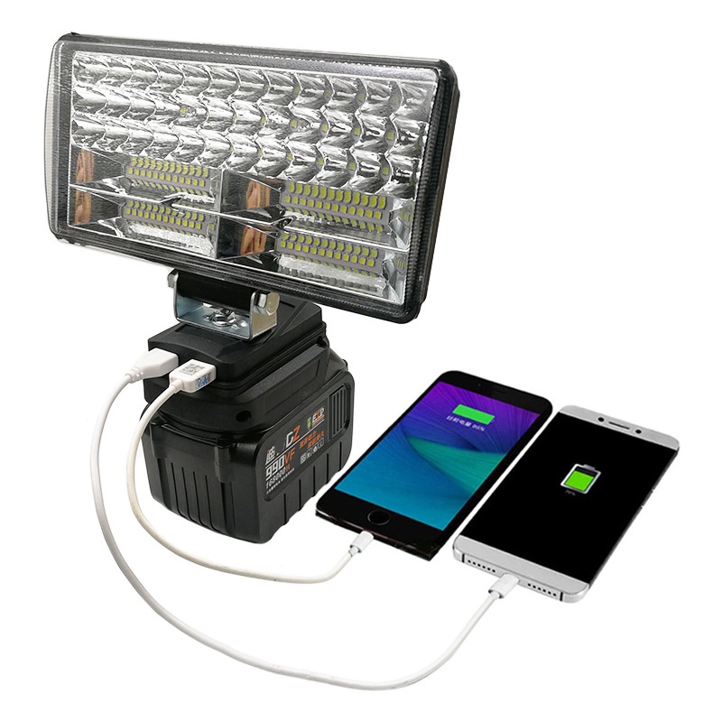 Đèn Pin Tích Điện Để Bàn Siêu Sáng Himoki có thể sạc điện thoại, Đèn Led Dùng Pin Tích Điện Chân Pin Phổ Thông, Đèn Led Dự Phòng Gấp Gọn