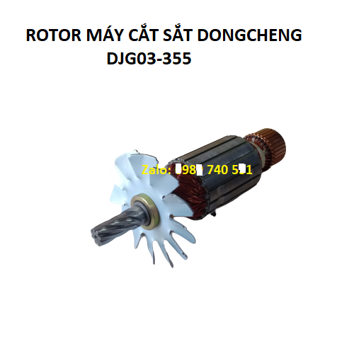 Rotor máy cắt sắt dongcheng DJG 02- 355 và DJG 03-355