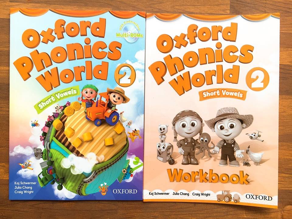 Oxford phonics world - level 2 - 2 quyển - khổ a4