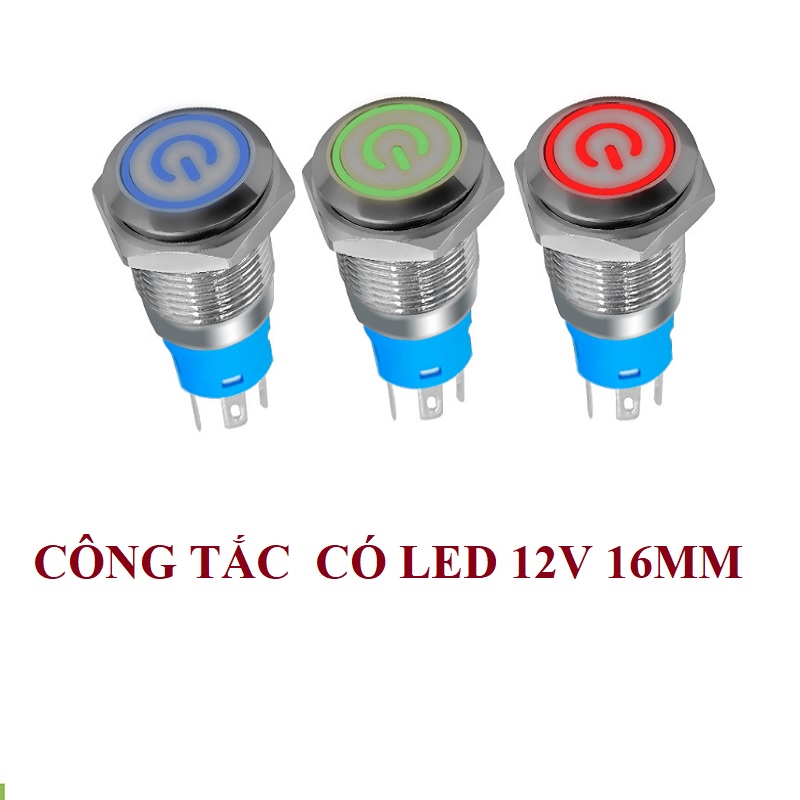 Công tắc có đèn led 12V