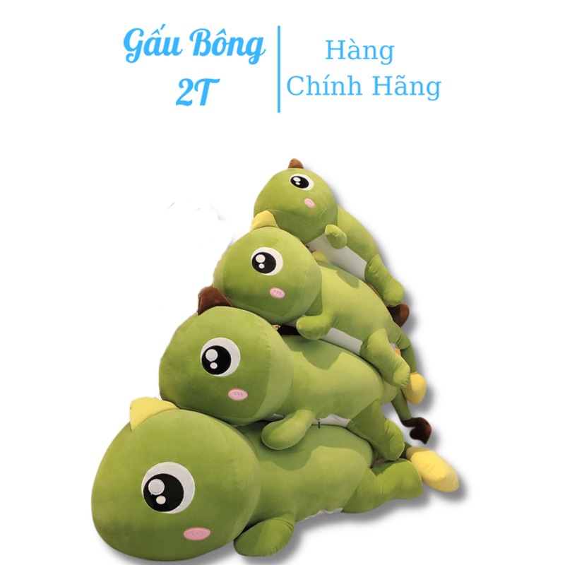 Gấu Bông Gối Ôm Gấu Bông Cute Khủng Long Mắt Lồi Siêu To Siêu Dễ Thương Vải Nhung Mềm Mịn Bông Gòn Đàn Hồi Cao Cấp