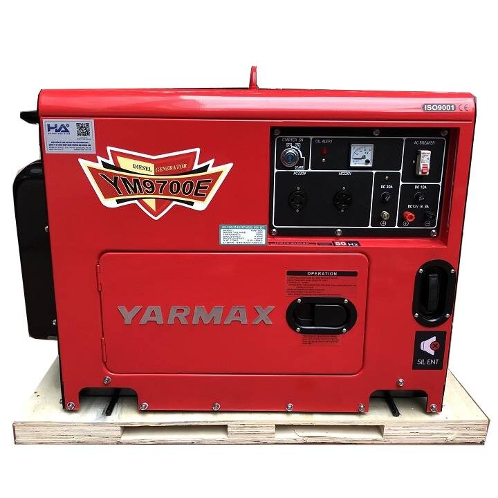 Máy Phát Điện Chạy Dầu 6Kw Yarmax YM9700E