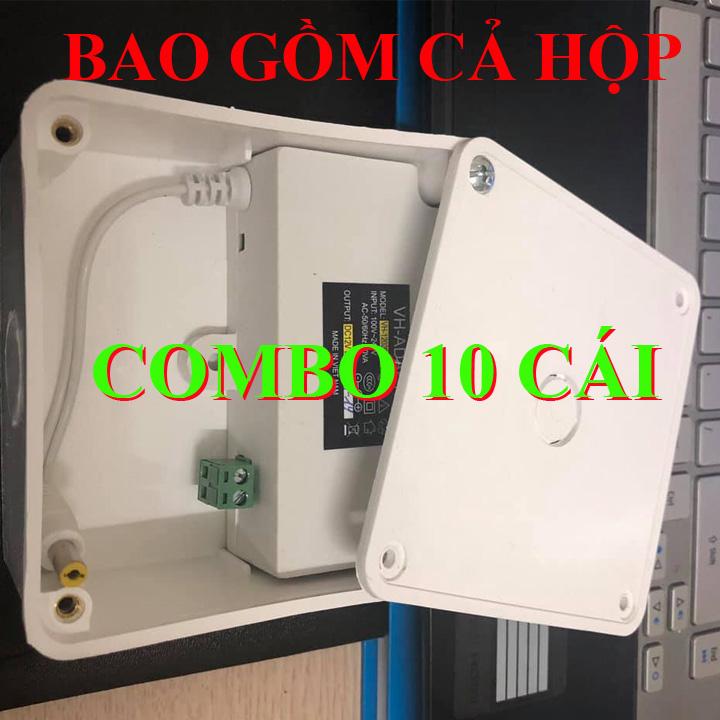 Bộ 10 COMBO adapter 12v-2a và hộp nối, nguồn 12v2a , adapter 12v2a , adapter 12v 2a hàng mới - nguồn hộp nối