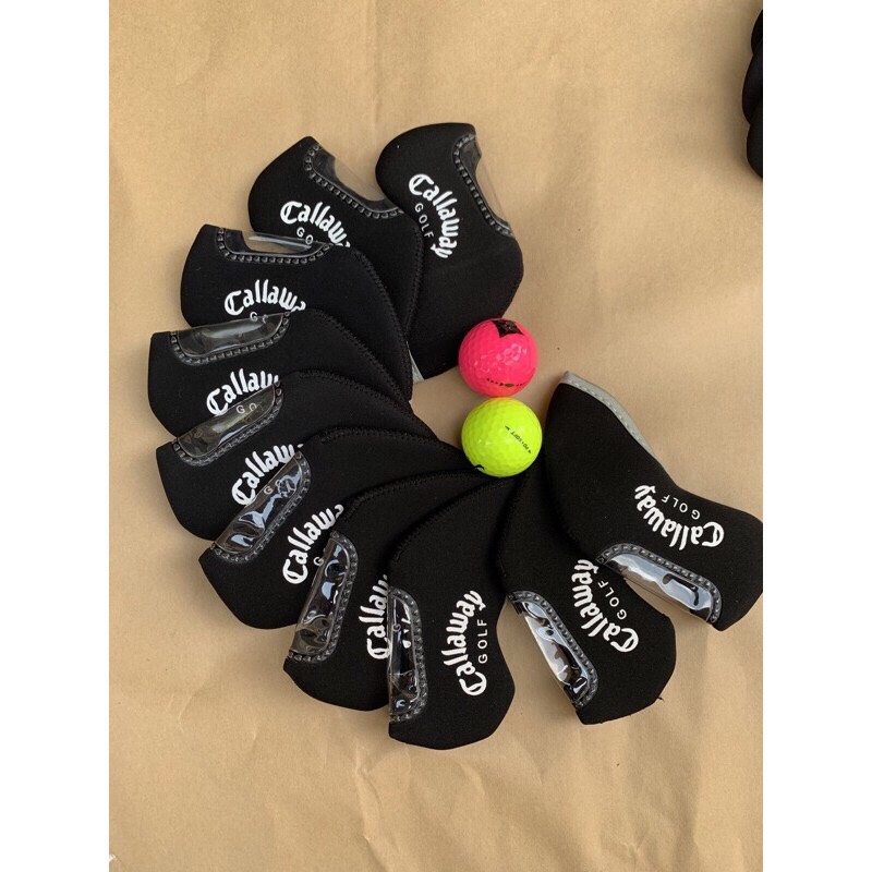 Cover Bọc Đầu Gậy Sắt Các Thương Hiệu Golf Bộ 10 Cái - Golf Iron Cover