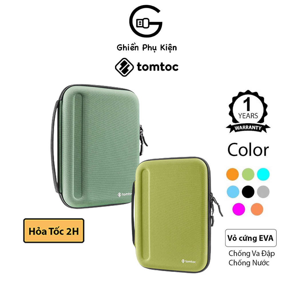 Túi chống va đập tomtoc usa dành cho tablet/ipad 9.7-12.9inch - hàng chính hãng