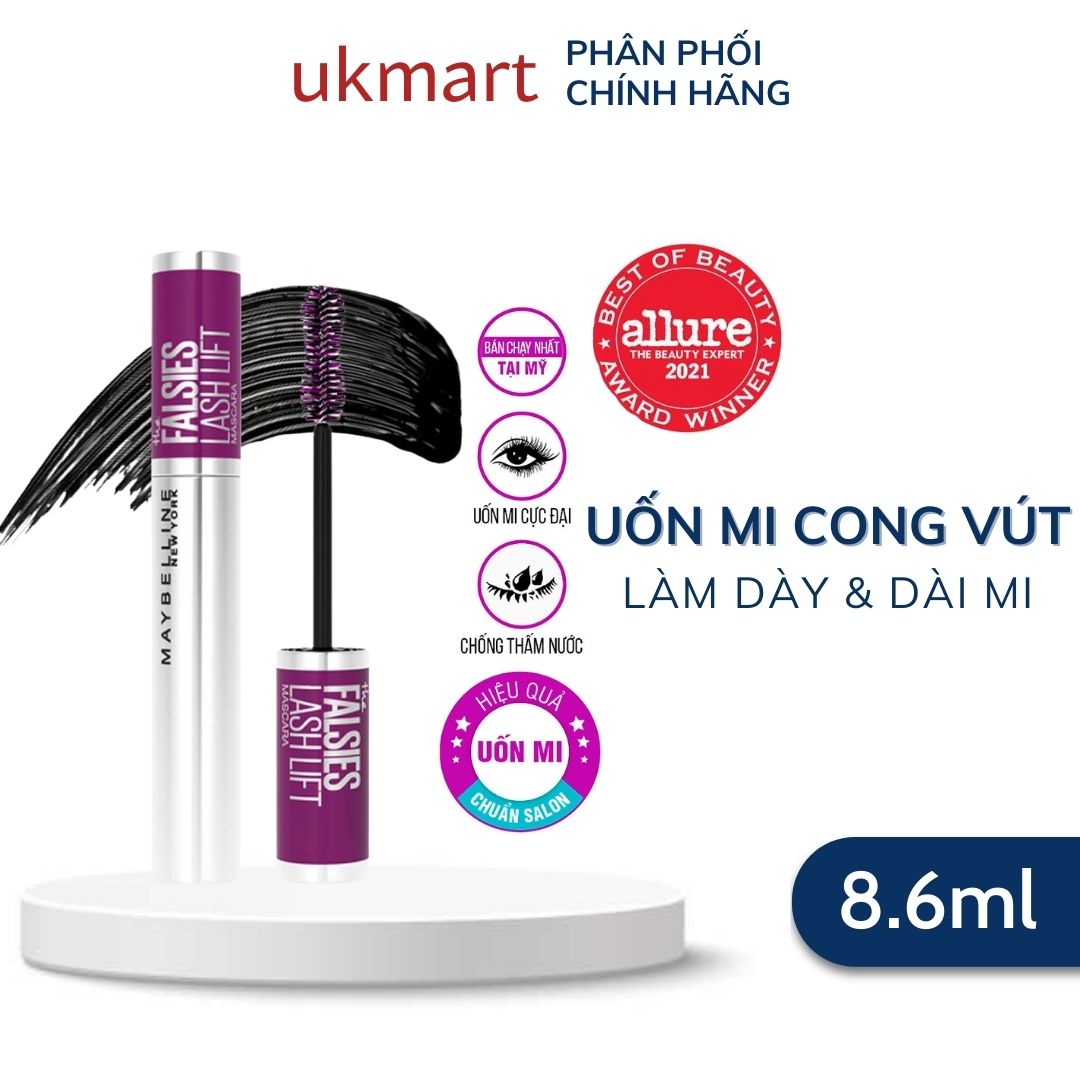 Mascara Uốn Mi Maybelline New York Falsies Lash Lift
