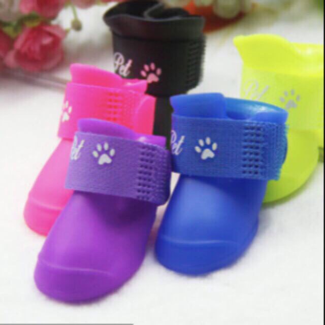 [HCM]Giày nhựa đi mưa chống nước cho cún miu sản phẩm tốt chất lượng cao cam kết như hình độ bền vượt trội
