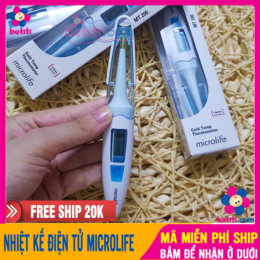 Nhiệt Kế Điện Tử Microlife MT200, Nhiệt Kế Dạng Bút Đo Nhanh, Chính Xác Cho Bé Và Cả Gia Đình - Nhiet Ke Dien Tu, May Do Than Nhiet, Kẹp Nhiệt Kế Y Tế, Dụng Cụ Đo Nhiệt Độ BEMAMA - Nhiet Ke Microlife - 4719003070021