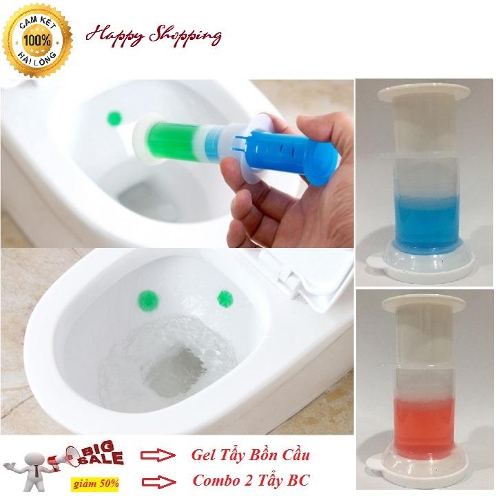 Combo Hộp 2 Gel Thơm Tẩy bồn Cầu Nhật Bản Khử Mùi Diệt Khuẩn