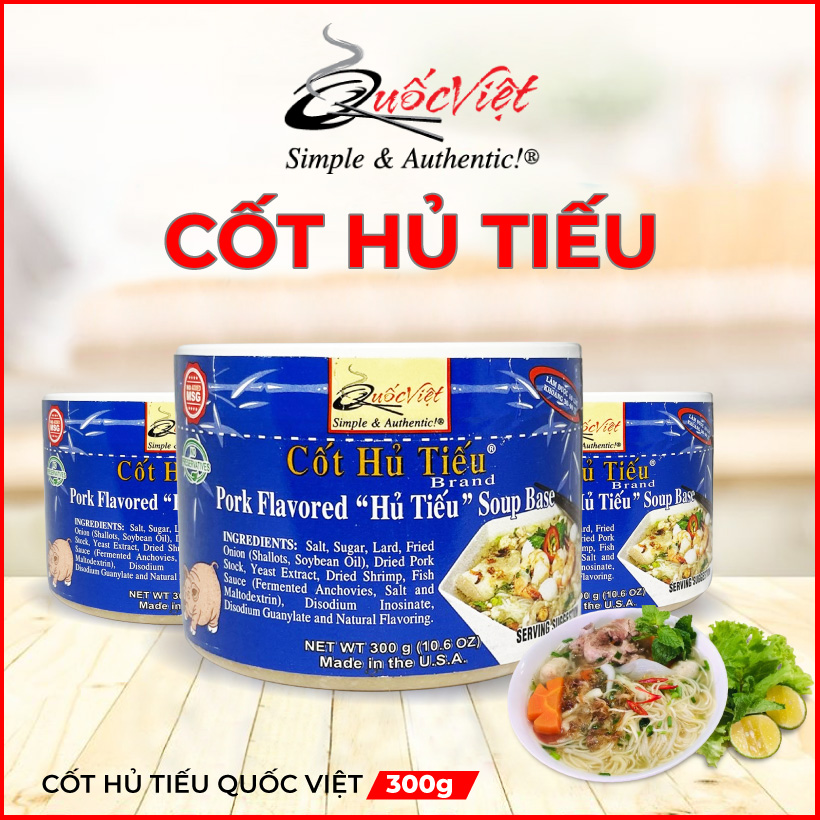 Gia vị nấu hủ tiếu cốt quốc việt cô đặc nhập khẩu usa