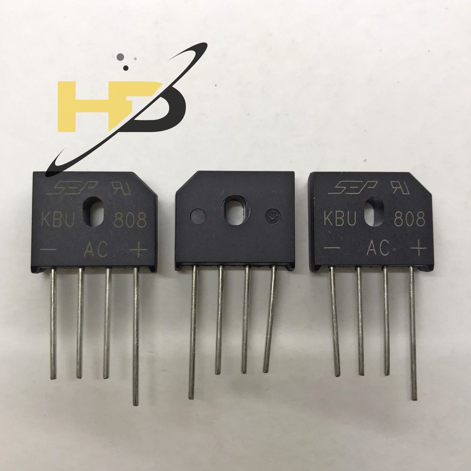 Diode cầu kbu808 rs808 kbu 808 8a 800v dip-4 mới