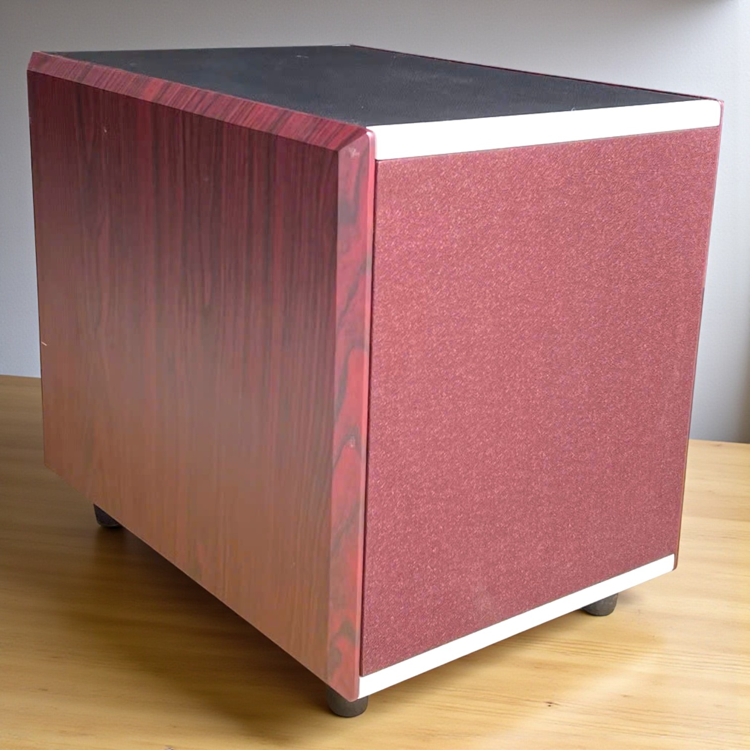 30-Face Electric Bass Sub Speaker Case - High Quality Wood Grain Case