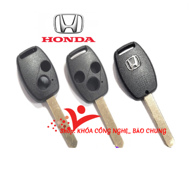 Vỏ chìa khóa xe ô tô honda civic, city, crv, accord.. 2 nút, 3 nút