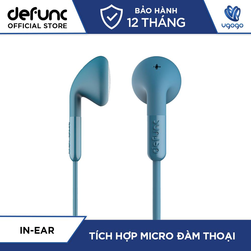 Tai nghe nhét tai đàm thoại defunc plus talk d001 tích hợp mic - chống ồn toàn diện - nhà phân phối chính thức