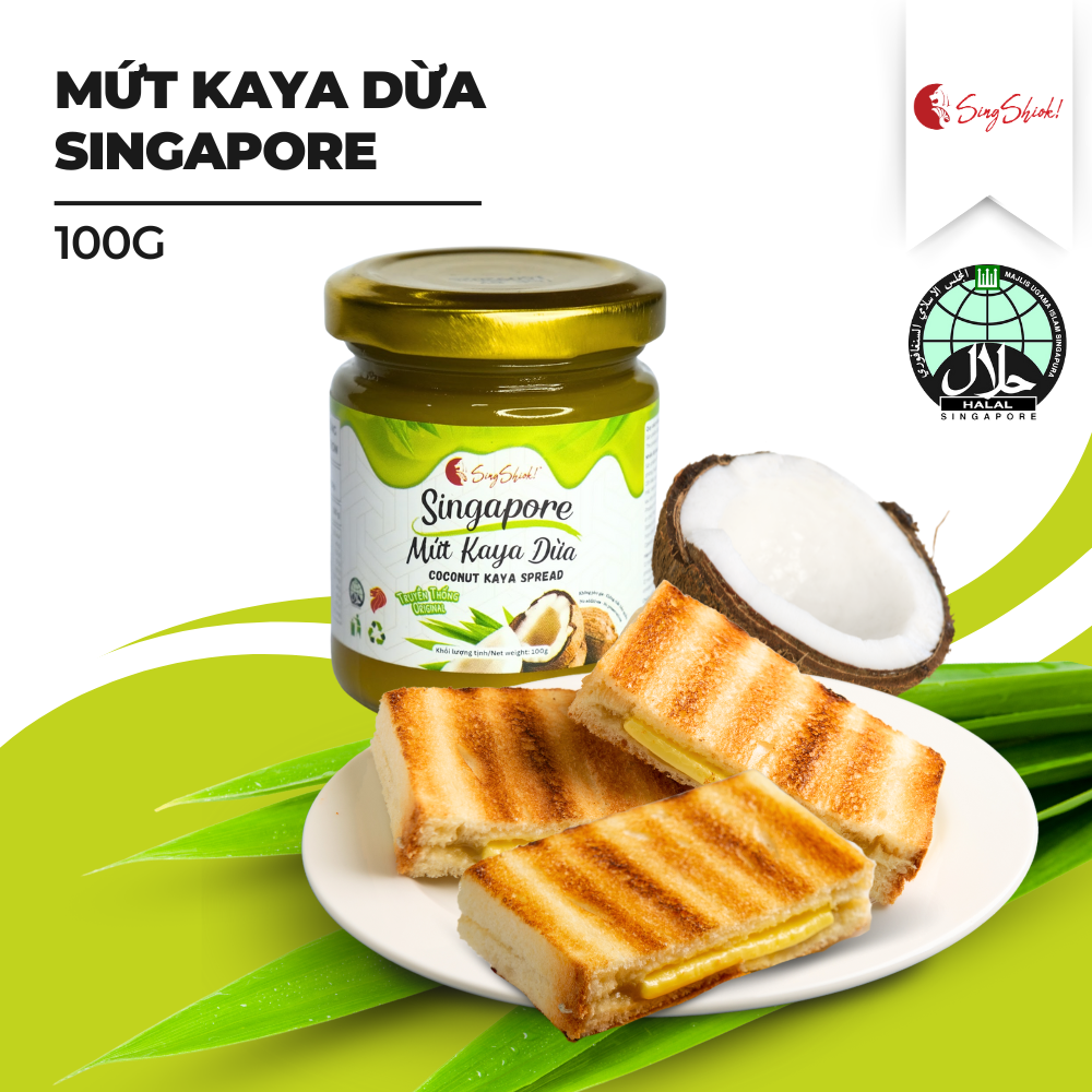 MỨT KAYA VỊ NGUYÊN BẢN THƯƠNG HIỆU SINGSHIOK 100G