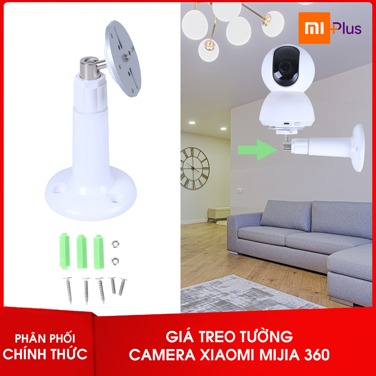 Giá đỡ treo tường cho camera giám sát Xiaomi Mi Home Security 360