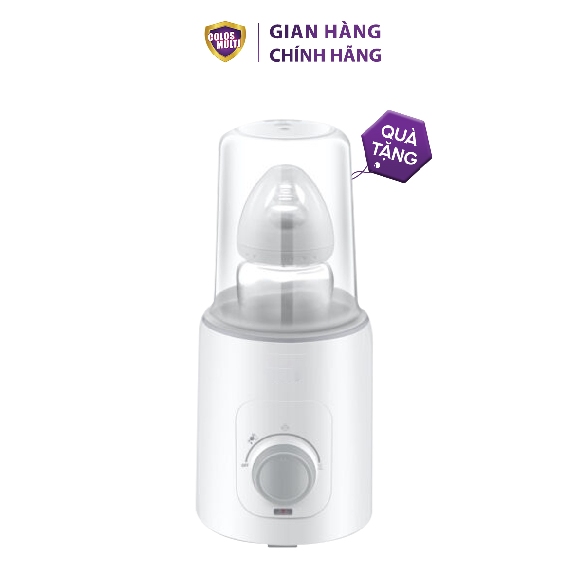 Quà tặng không bán Máy hâm sữa & tiệt trùng sữa Colosmulti