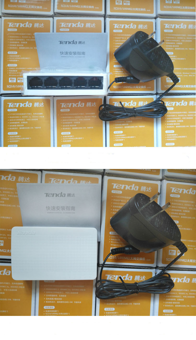 Bộ chia cổng mạng lan switch Tenda S105 5 cổng