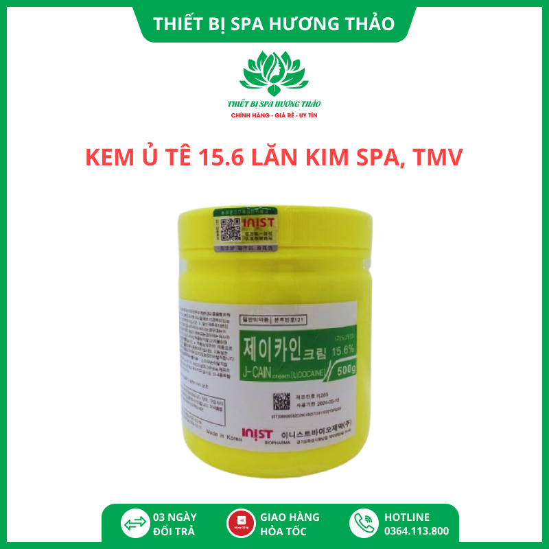 Kem Ủ Tê Hàn Quốc 15,6% Dùng Trong Spa , Thẩm Mỹ Viện