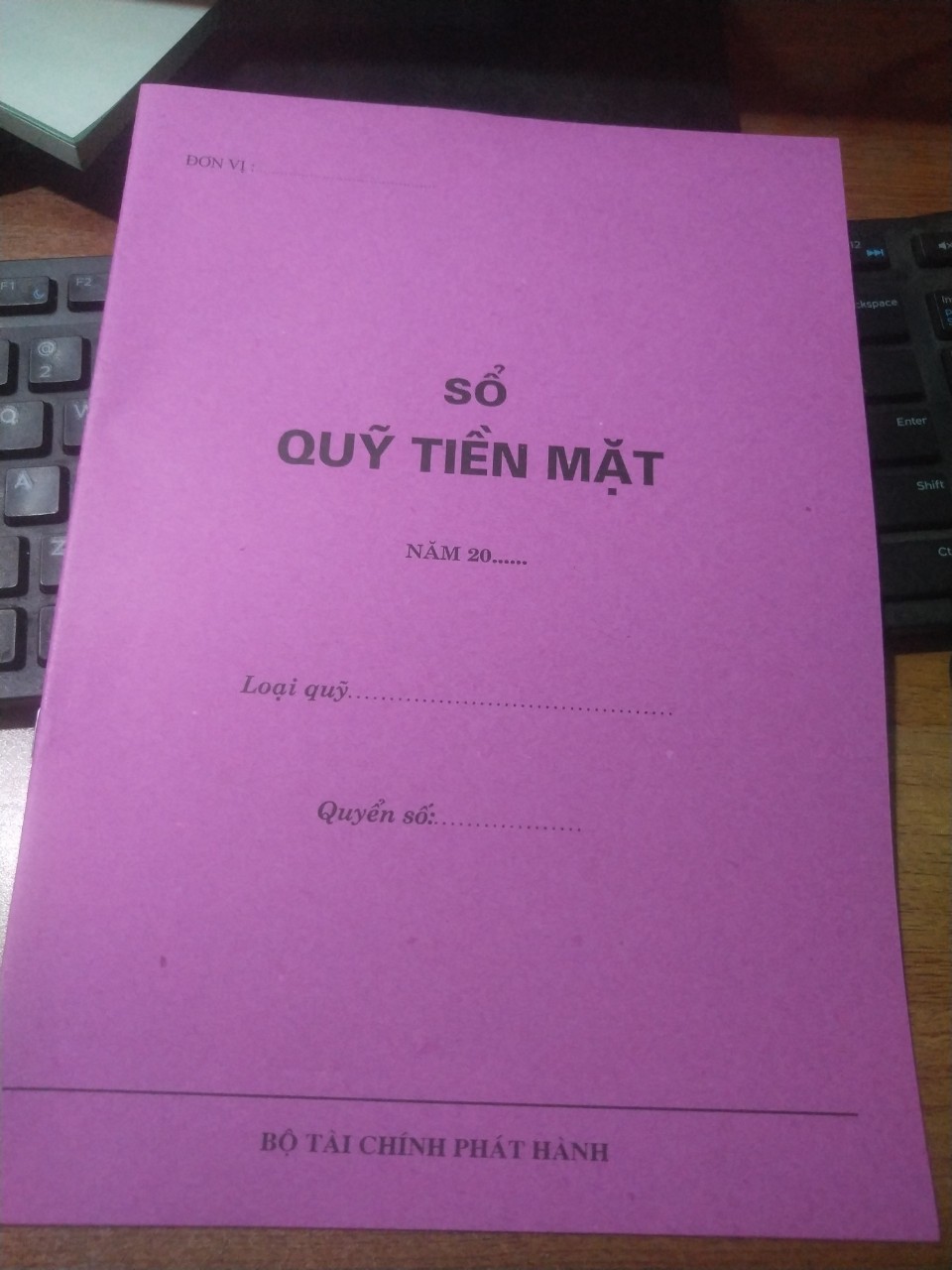 Com bo 10 quyển Quỹ tiền mặt-