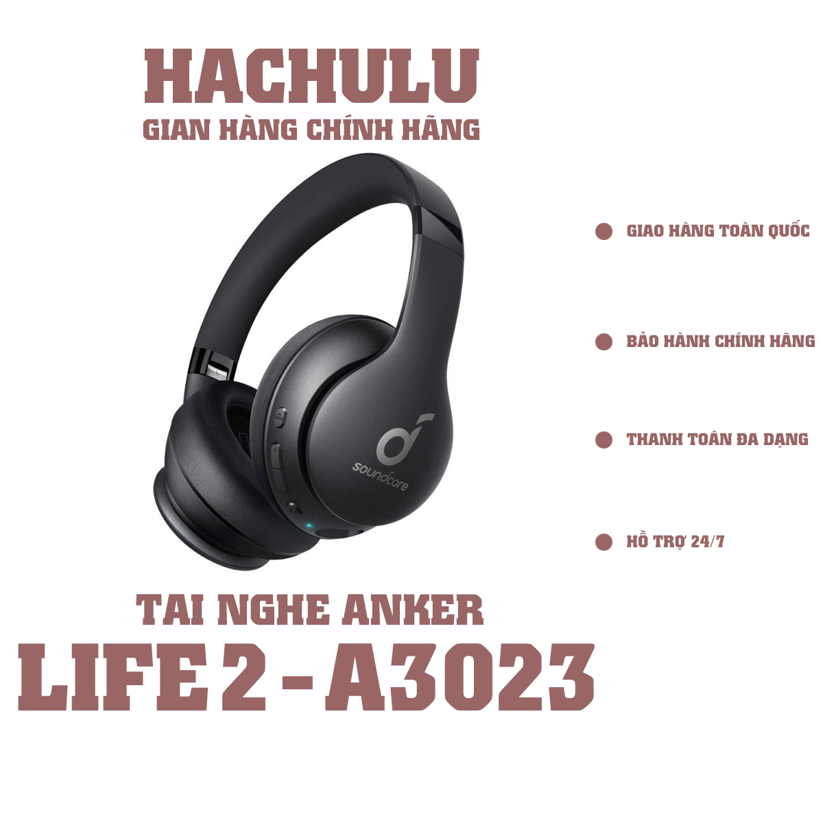 Tai nghe bluetooth soundcore life 2 - a3023