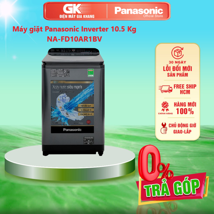 Máy giặt panasonic inverter 11.5 kg na-fd11ar1bv - giao toàn quốc - freeship hcm