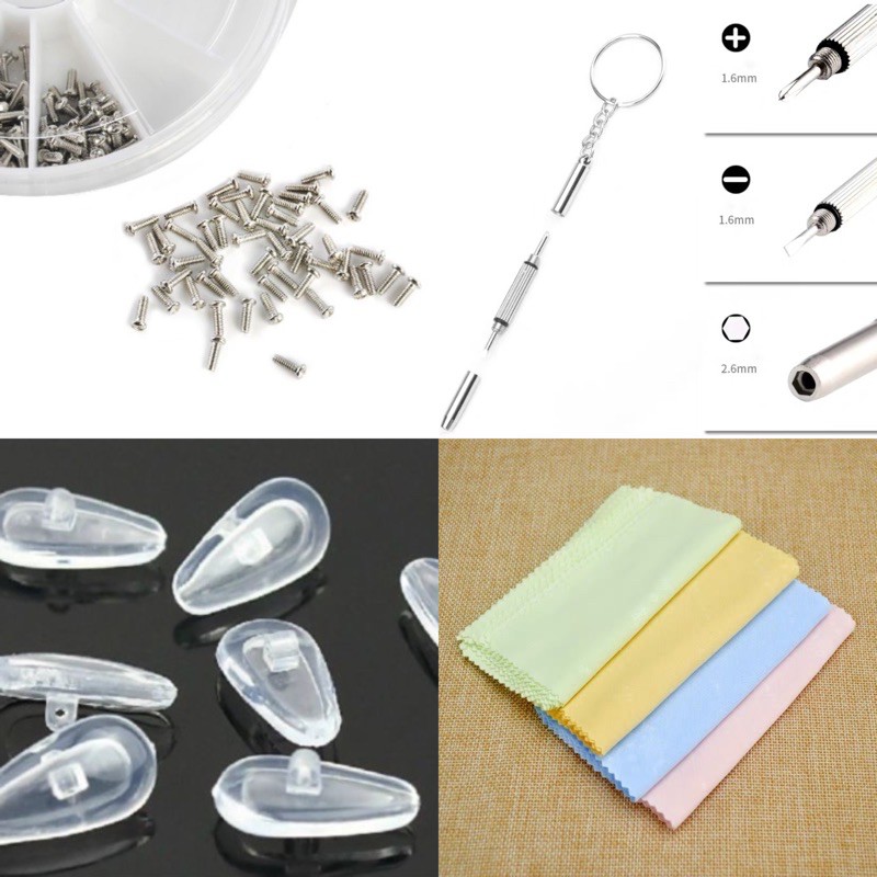 Bộ Tua Vít Mini 3 Trong 1 Có Móc Khóa Chuyên Dụng Sửa Chữa Mắt Kính Đồng Hồ