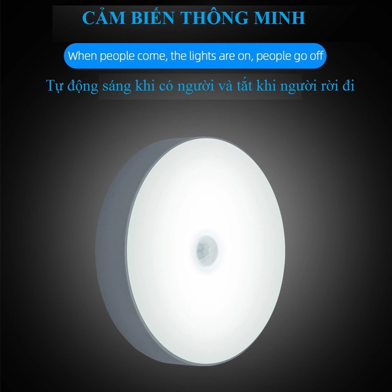 Đèn tích hợp cảm biến tự bật tắt khi có người loại sạc pin sk209