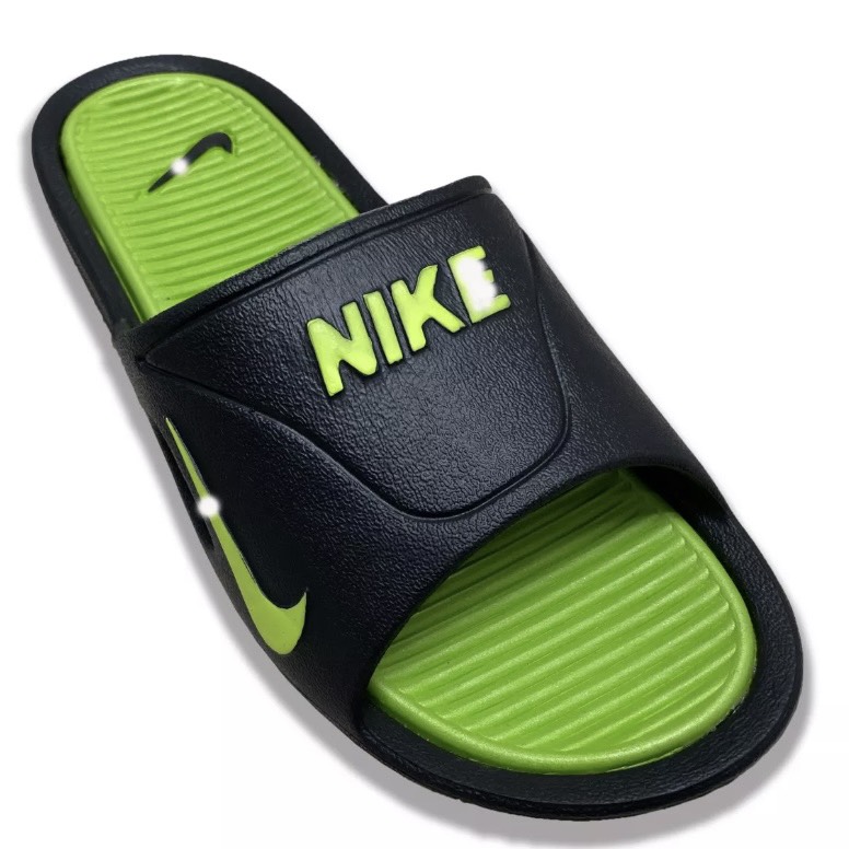 [HCM]Dép Nam Đúc Quai Ngang ( Hình Thật ) - Đế Đen Logo Xanh Lá - Dép Nam Quai Ngang - NI 20201009 006