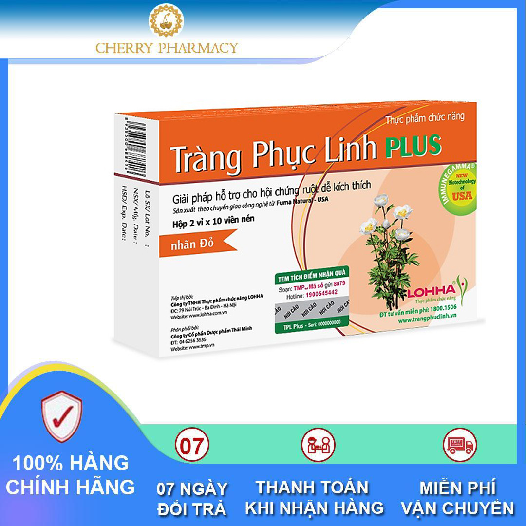 [HCM]Tràng Phục Linh Plus - Giải pháp hỗ trợ cho đại tràng co thắt và kích thích ruột