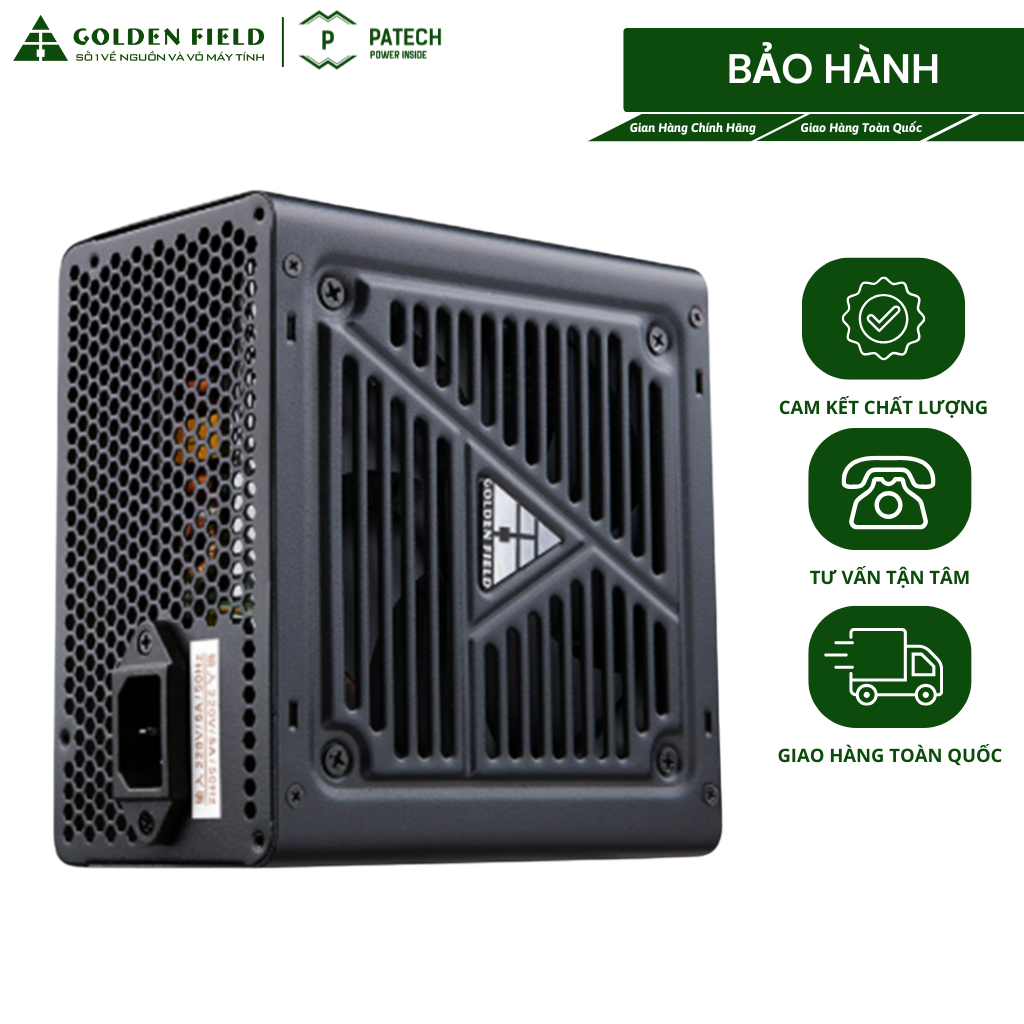 Nguồn Golden Field Chiến Đao 850w, Atx 3.1 80plus Bronze |Patech Electronics Giá 1,995,000 Đồng*Miễn phí vận chuyển