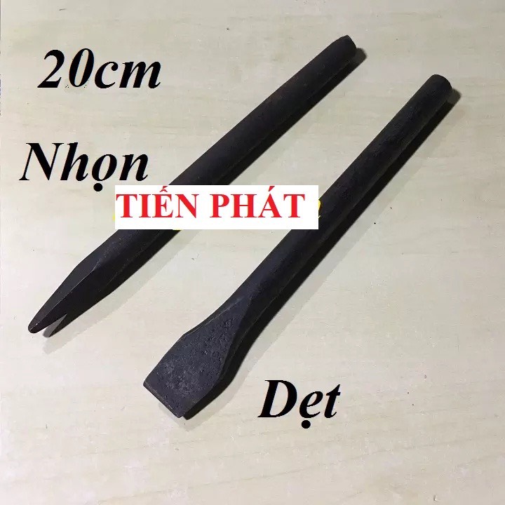 Đục sắt tay, đục bê tông nhọn hoặc dẹp, đủ kích cỡ