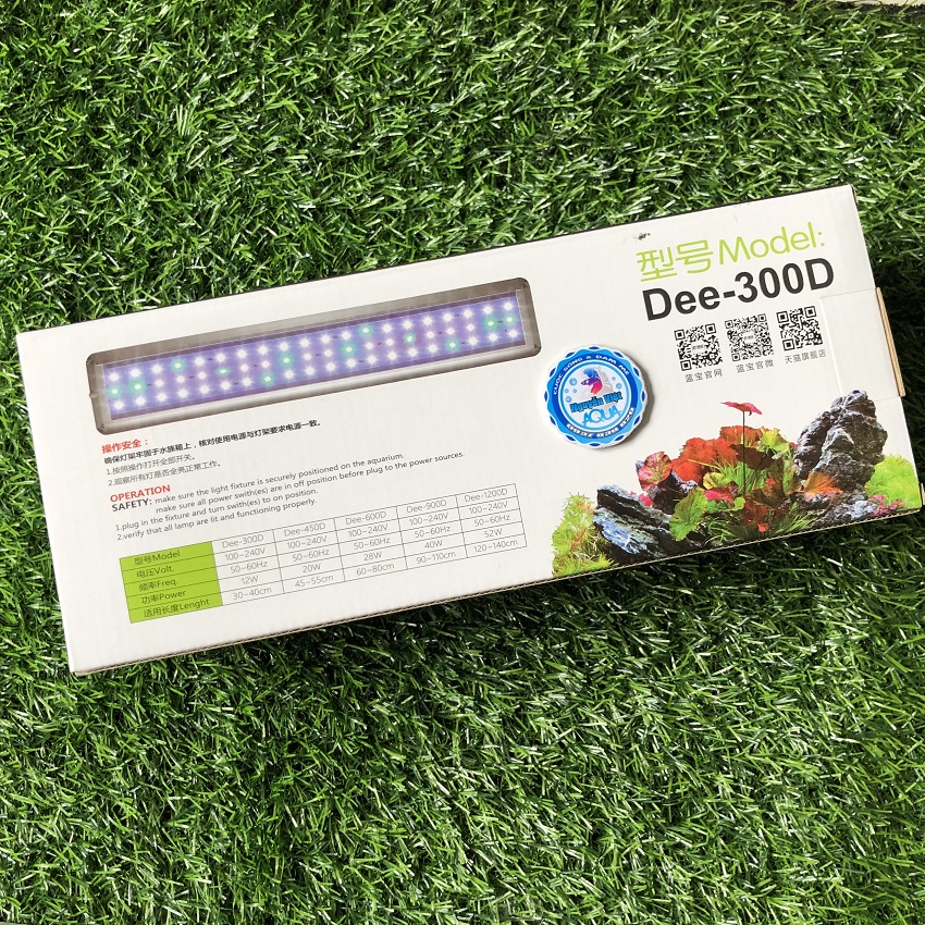 Đèn led aquablue wrgb - dee-450d - đèn led cho hồ thủy sinh