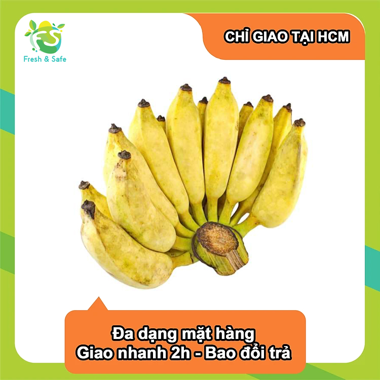 [Chỉ Giao HCM] Chuối Sứ -  Nải 1.2kg