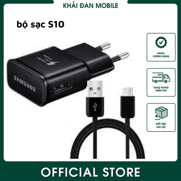 Bộ Củ Sạc Nhanh Samsung 15W và Dây Cáp Sạc Micro USB/Type C Cho Điện Thoại/Sạc Dự Phòng/Các Thiết Bị Gia Dụng, bảo hành 1 năm