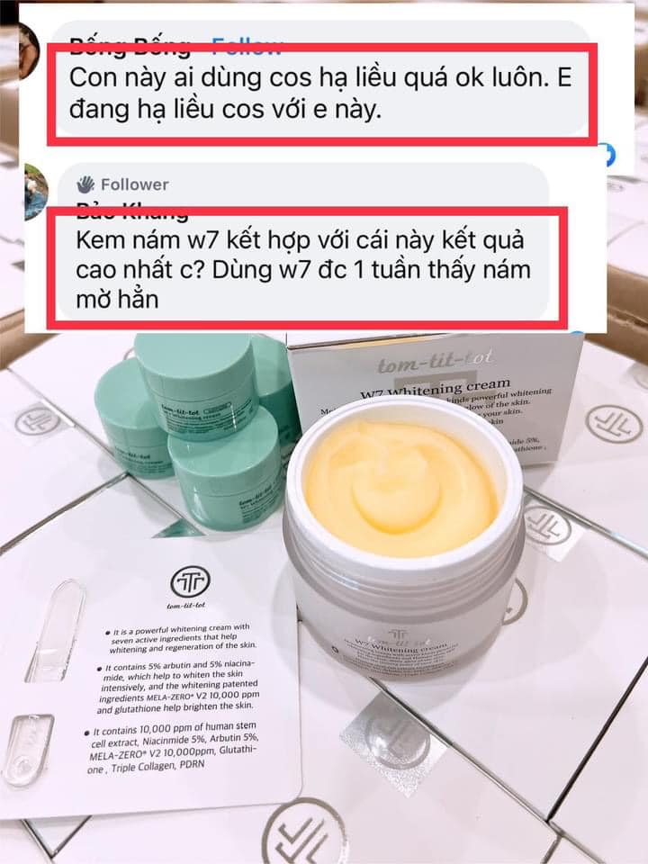 KEM DƯỠNG TRẮNG DA, LOẠI NÁM ARBUTIN 5% MELA ZERO TRIPLE ACTION CREAM - TOM TIT TOT