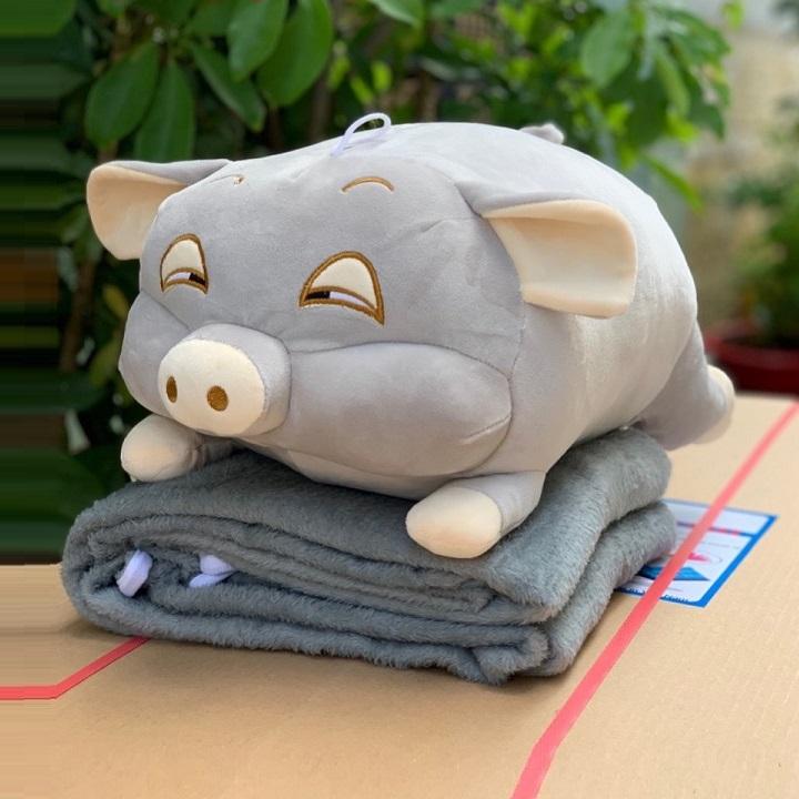 Mền trong gối - mền trong gối con heo