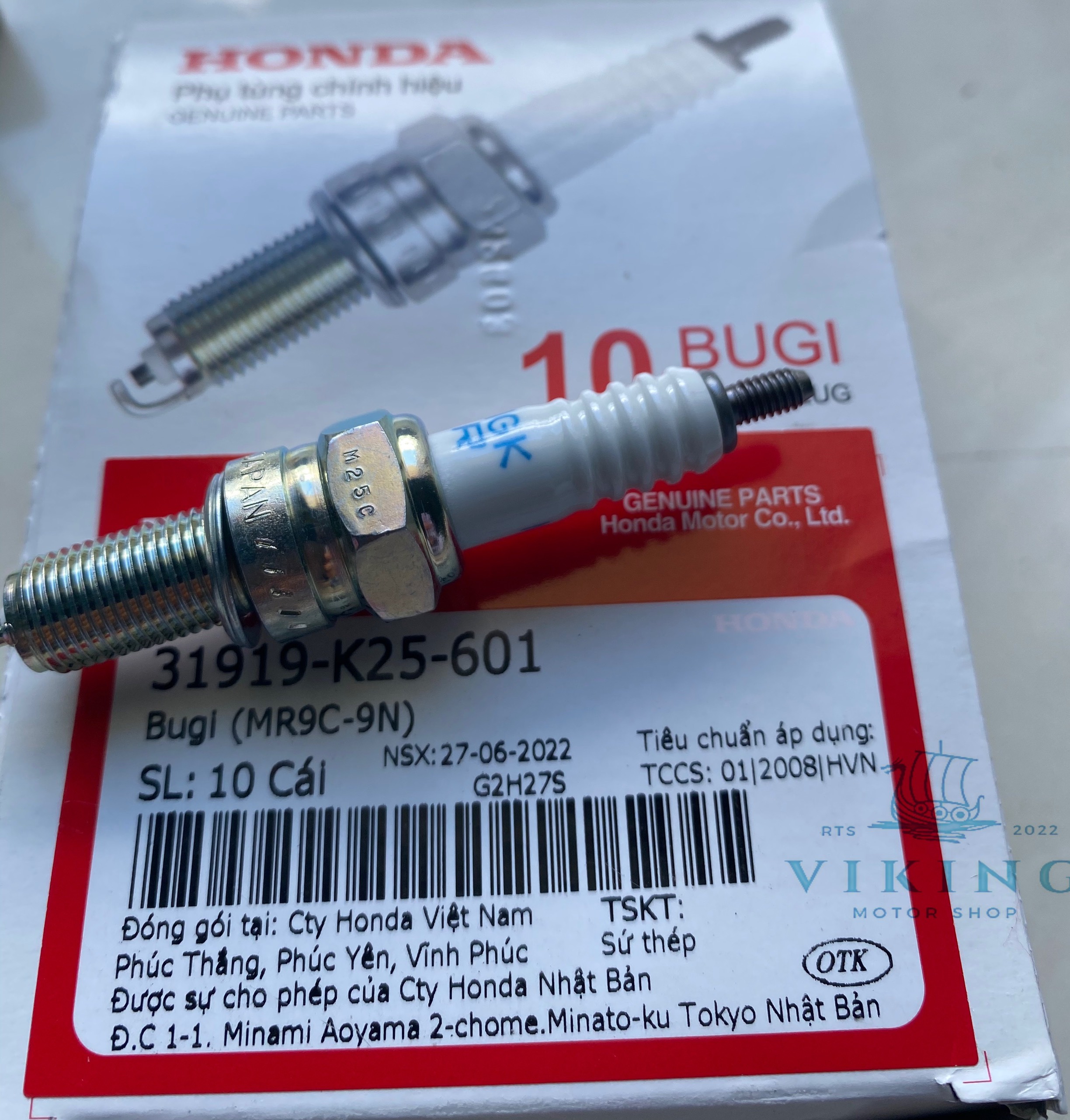 Bugi mr9c-9n honda winner 150 v1 / winner x / cbr150r / cb150r / rs150 v3 / shadow 150 / crf150l / rs150