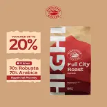 Cà phê rang nguyên hạt Full City Roast Highlands Coffee gói 500g
