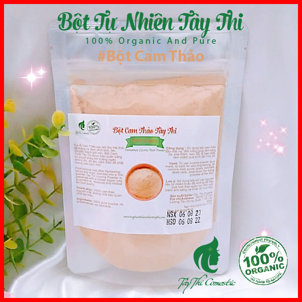 Bột cam thảo nguyên chất tây thi gói 100 gram