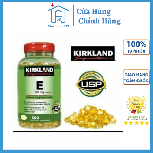 Vitamin E Kirkland Signature của Mỹ 500 viên 400