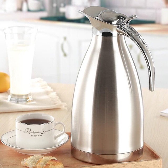 Phích nước giữ nhiệt - phích nước 2l - phích nước inox - phích nước nhỏ - phích nước mini- phích cafe - phích nước coffee pot-2l lõi inox siêu tiện dụng cho mọi nhà