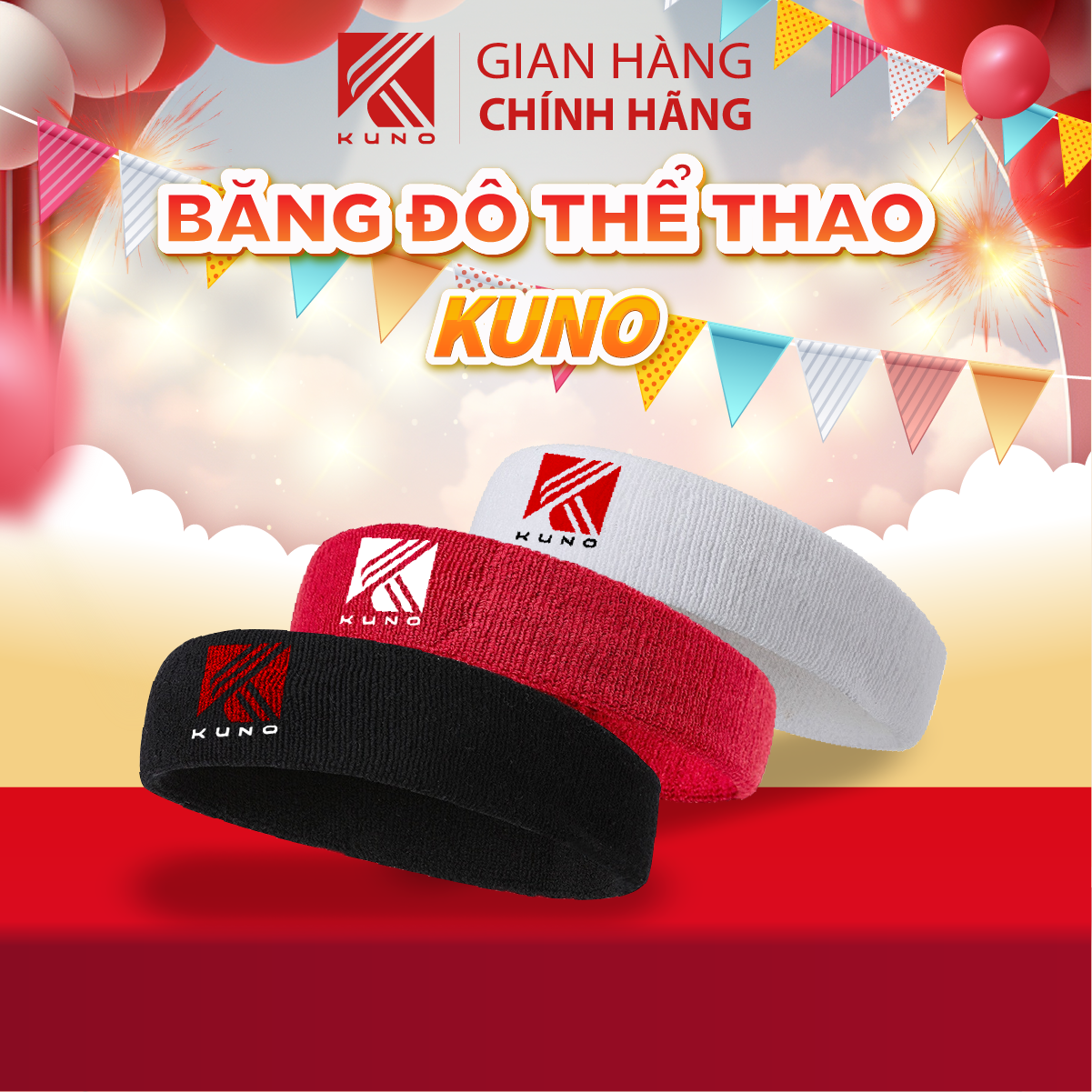 Băng đô thể thao cotton nam nữ băng đô đeo trán thấm hút mồ hôi