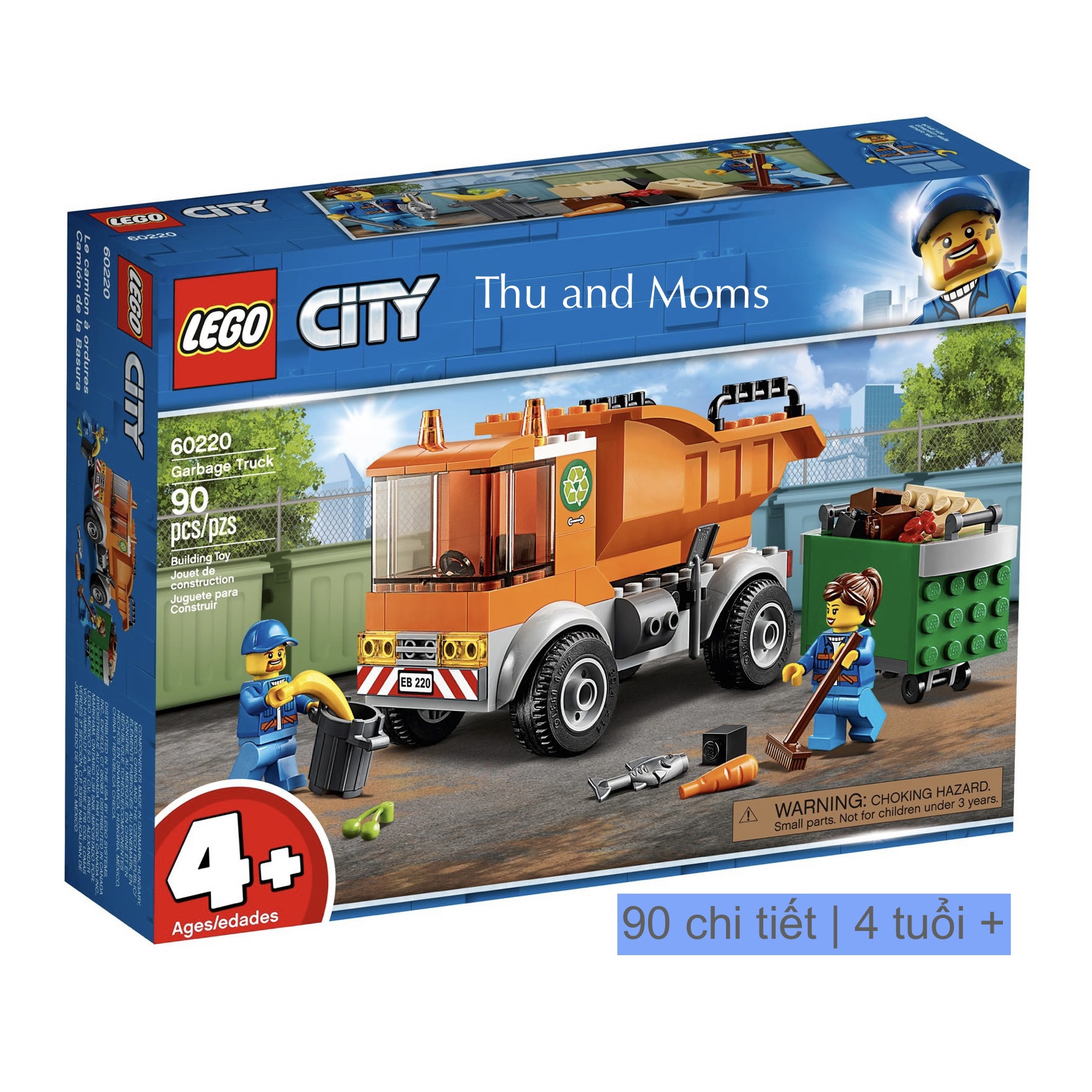 Lego city 60220 xe chở rác