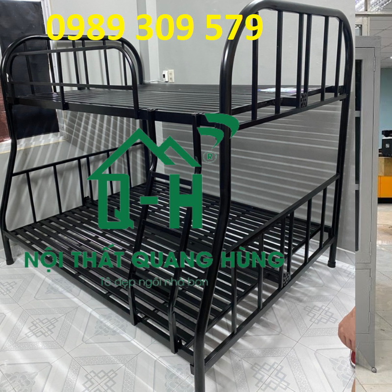 Giường tầng sắt ống tròn cao cấp hcm