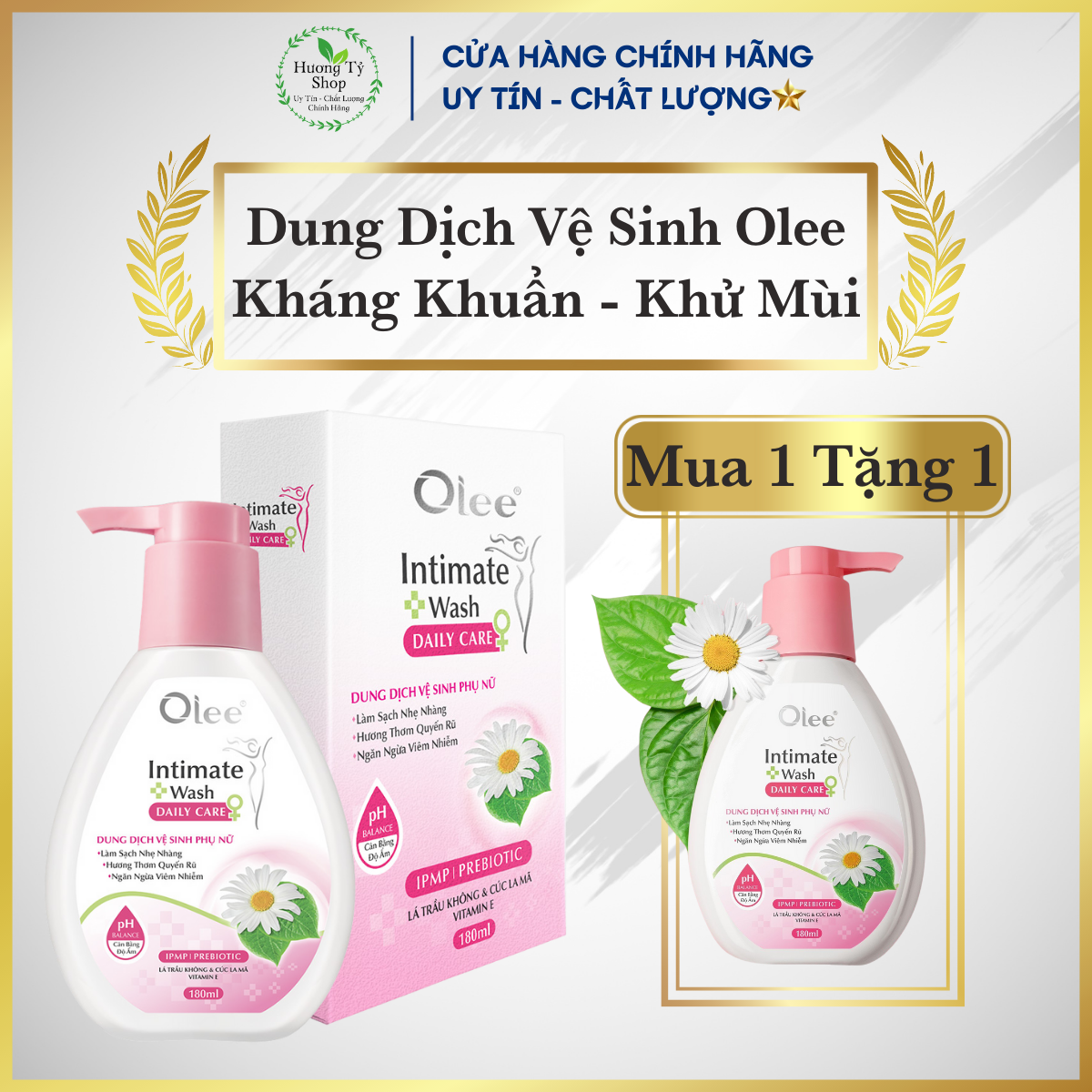 Dung dịch vệ sinh phụ nữ intimate wash olee giúp kháng khuẩn, khử mùi, se khít và làm hồng dưỡng ẩm