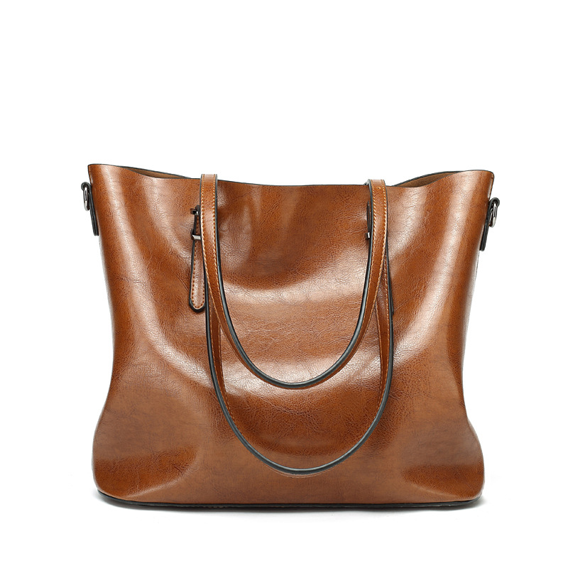 [XẢ KHO 3 NGÀY] Túi xách nữ size lớn (KT: 32x29x12cm)- (Màu: Da bò - Đen - Đỏ) - DH STORE