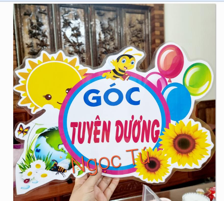 Tên Góc tuyên dương - khổ A3