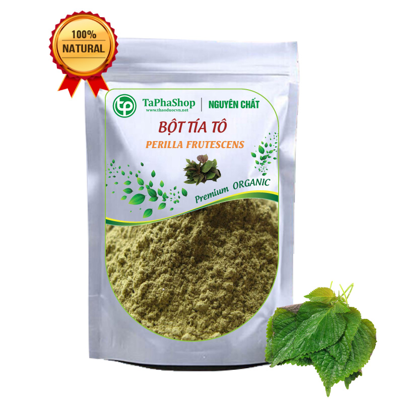 Bột tía tô nguyên chất 200g - Thảo Dược Tấn Phát